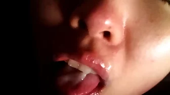 shaved chinese girl in uni fucked and swallows