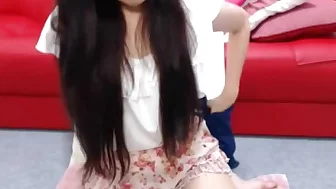 Exotic Homemade movie with Asian, Blowjob scenes
