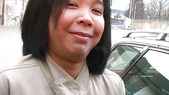 German asian teen next door pick up on street for female orgasm casting